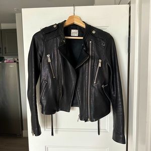 Anine Bing Leather Jacket XS